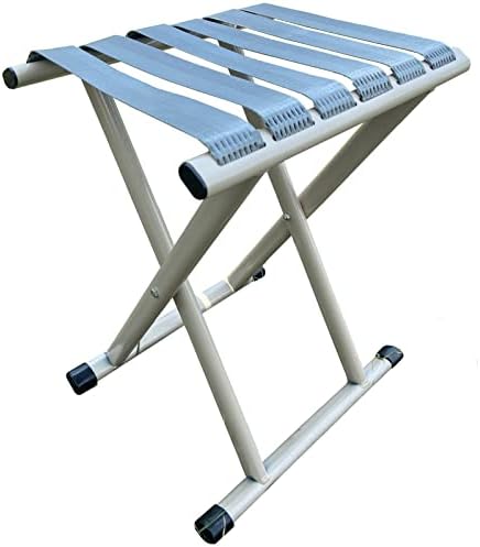 Mfruit Portable Folding Stool,Heavy Duty Camp Stool Chair,13" Height 500 lbs Load Capacity,Suitable for Home,Outdoor,Fishing,Garden,Hunting,Picnic,and Hiking Travel.