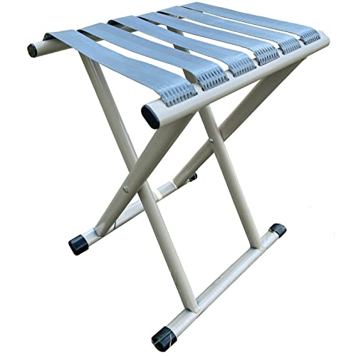 Mfruit Portable Folding Stool,Heavy Duty Camp Stool Chair,13" Height 500 Lbs Load Capacity,Suitable For Home,Outdoor,Fishing,Garden,Hunting,Picnic,And Hiking Travel. #TOP22