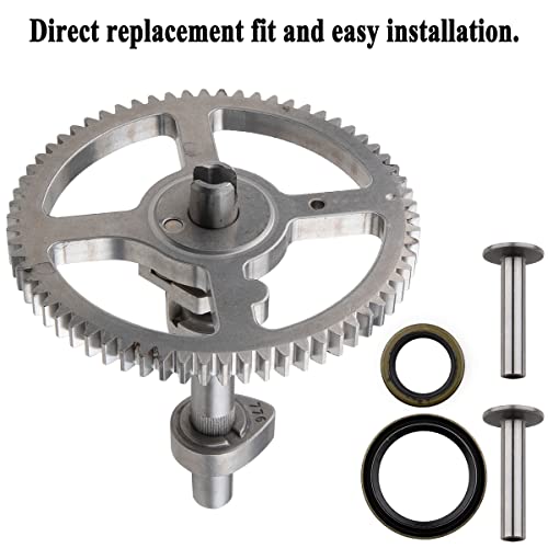 84005207 Camshaft for Briggs and Stratton 793880 Camshaft Kit Fits Briggs Camshaft Kit Replace 793583 792681 791942 795102 with 795387 Oil Seal Ring and 697110 Crankcase Gaskets