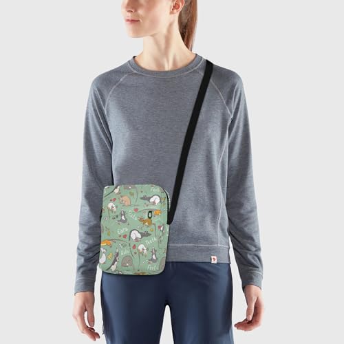 VIGTRO Small Messenger Bag Purse, Pattern with Fancy Rat Mini Crossbody Bag with Adjustable Strap for Women Men, Small Shoulder Bag for Travel Outdoor Sports2