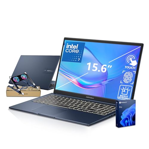 ASUS Vivobook 15 �r�W�l�X�m�[�g�p�\�R���A15.6�C���` FHD�^�b�`�X�N���[���AIntel Core i7�A16GB RAM�A1TB SSD�A�o�b�N���C�g�t��KB�AHDMI�AWin11 Home�APCO�m�[�g�u�b�N�܂肽���ݎ����W�G�[�^�[