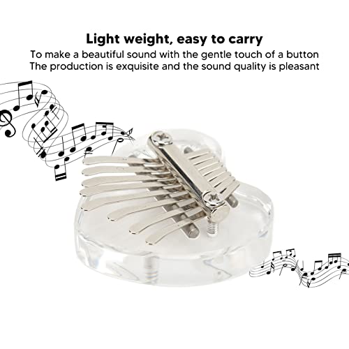 Kalimba Small Size 8 Touches Clear Crystal Metal Thumb Piano pour un Usage Domestique - Les Beatles, Paul McCartney, John Lennon, RIngo Starr, George Harrison Kalimba Small Size 8 Touches Clear Crystal Metal Thumb Piano pour un Usage Domestique – Image 7