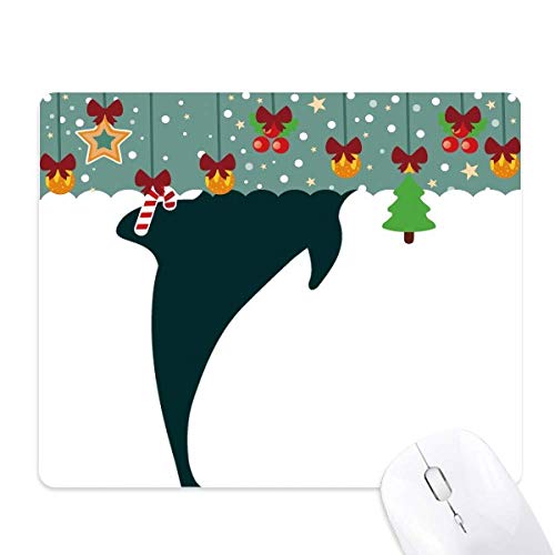 Tapis de souris dauphin caoutchouc bleu tapis de bureau ergonomique antidérapant