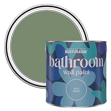 Rust-Oleum Green Water-Resistant Bathroom Wall & Ceiling Paint - All Green 2.5L