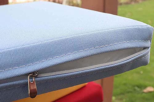 Cuscino impermeabile per panca da giardino a 23 posti, 100/120 x 50 cm, cuscino da esterno per seduta e schienale 150 x 50 x 5 cm, ideale per dondolo e mobili da terrazza