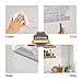 Tic Tac Tiles Peel and Stick Self Adhesive Removable Stick On Kitchen Backsplash Bathroom 3D Wall Sticker Wallpaper Tiles in Polito Design (10, Polito White)