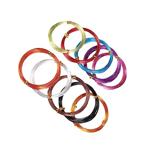Alambre de para manualidades en joyería y modelado DIY, pack de 10 piezas x 5 3