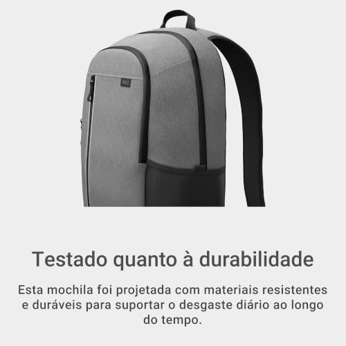 Pro 14-16 Plus EcoLoop Urban Backpack CP5625G, fits laptops up to 16", 27L capacity, water-repellent, lightweight 0.55kg, recycled materials, 300D rPET polyester, Heather Grey — photo 4