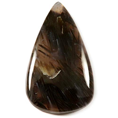 Cabochon en agate naturelle poire 52,75 carats pour sublimer vos tenues bohèmes