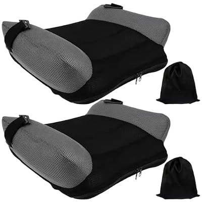 2PCS Inflatable Booster Seat, Quick Inflate & Portable Travel Booster Seat with Storage Bag, Comfort Backless Car Cushion Car Backless Travel
