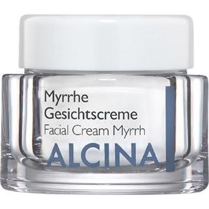 ALCINA Myrrhe Gesichtscreme - 1 x 250 ml - Trockene Haut - Versorgt besonders trockene Hautstellen - Reduziert Trockenheitsfältchen