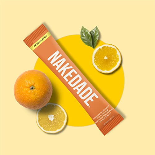 Naked Nutrition Nakedade – Performance Enhancing Sports Drink Powder - Citrus Flavor Electrolyte Powder – No Gmos Or Artificial Sweeteners, Gluten-Free, Soy-Free, Dairy-Free – #TOP22
