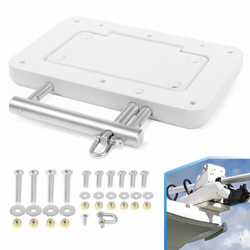 Zymurgoes 010-12832-61 Quick Release Bracket Plate Mount Replacement for Garmin Force Kraken Trolling Motor 010-12832-60, UV Resistant, Heavy-Duty Mounting Bracket