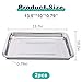 2 Pack Stainless Steel Tray - Autdor Metal Tray 13.5