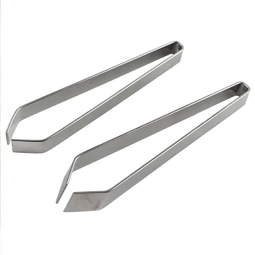 Fish Bone Tongs - Stainless Steel Fish Bone Tweezers Clip | Fishbones Remover Kitchen Stubbs Plucking Bones Clip Tong, Pincer Puller Tongs Pick-Up Seafood Tool Crafts Stylish and Popular