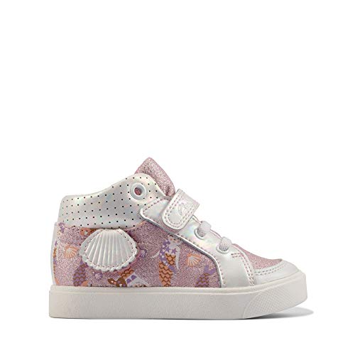 Image of Clarks City Pop Toddler Textile Canvas In Standard Fit Size 5½