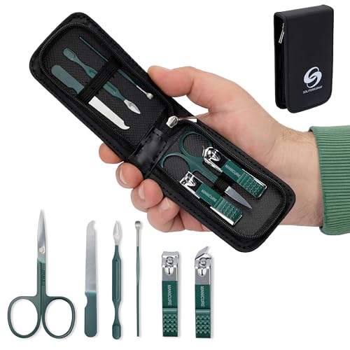 Kit Manicure Professionale 6 Pezzi in Custodia con Zip –