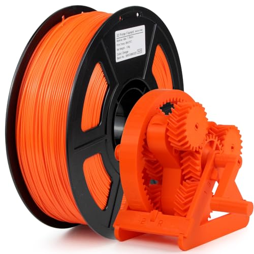 Image of ASA Filament 1.75mm, UV /Heat Resistant /Weather Resistant ASA 3D Printer Filament, Perfect for Printing Outdoor Functional Parts, Orange Filament 1kg(2.2lbs) Spool