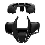 TEBEDI Fender Body kit Fairing Front & Rear Compatible with Suzuki LT80 Kawasaki KFX80 Kazuma Panda Dingo Lacoste Models Plastic Black