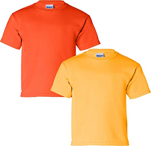 T-shirt en coton enfant Gildan maillage robuste et finitions soignées lot de 2