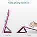 JETech Case for iPad mini 1/2/3, Protective Hard Back Shell Soft-Touch Tablet Stand Cover, Auto Wake/Sleep (Pink)