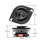 BOSS Audio Systems CH3220B Chaos Series 3.5 Inch Car Door Speakers - 140 Watts Max (per Pair), Coaxial, 2 Way, Full Range, 4 Ohms, Sold in Pairs, Bocinas para Carro - Image 3