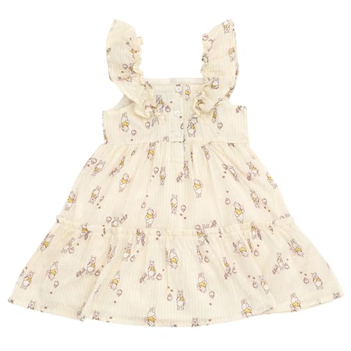 Disney Junior Square Neck Ruffle Dress Infant to Big Kid Sizes (12 Months - 10-12)3