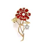 ブローチ アクセサリー 【カーネーション】 母の日 花 (Bタイプ)