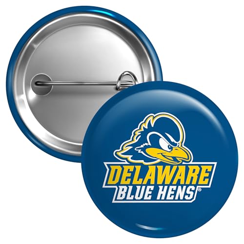 Delaware Blue Hens Small 1-Inch Button Pin Officially Licensed Collegiate Product