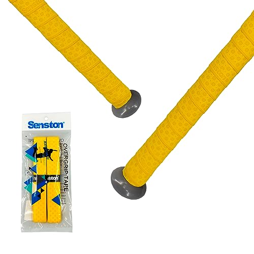 Senston Baseball & Softball Bat Grip Tape 2-Pack Yellow
