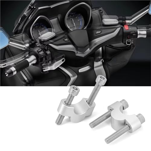 Abrazadera elevadora de manillar TMAX 500 soluciona dolor de espalda moto 3