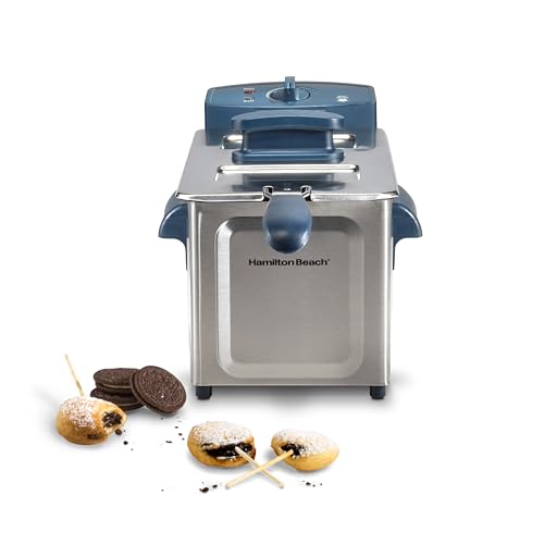Hamilton Beach Family Style Electric Deep Fryer, Includes Frying Basket