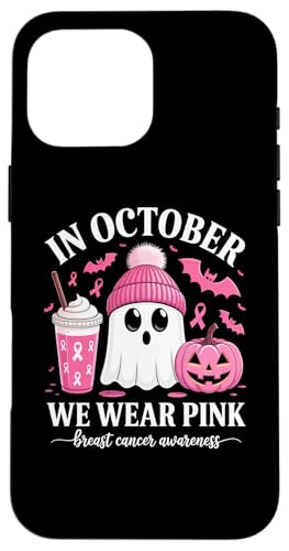 Halloween Breast Cancer Women in October We Wear Pink スマホケース iPhone 16 Pro Max 用