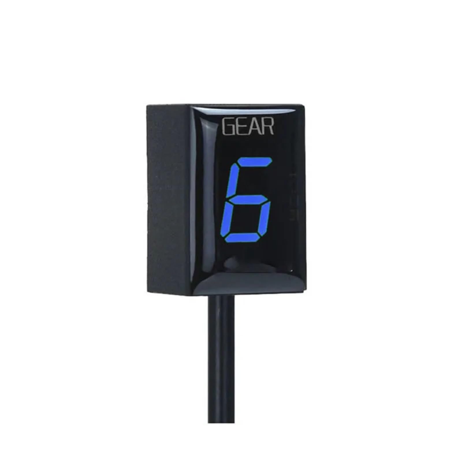indicador Marcha Velocidad Compatible con Aprilia para SL1000 para Shiver 750 Indicador De Pantalla Digital 1-6 para Motocicleta Sensor De Palanca De Cambios De Pantalla De Motocicleta(Blue)