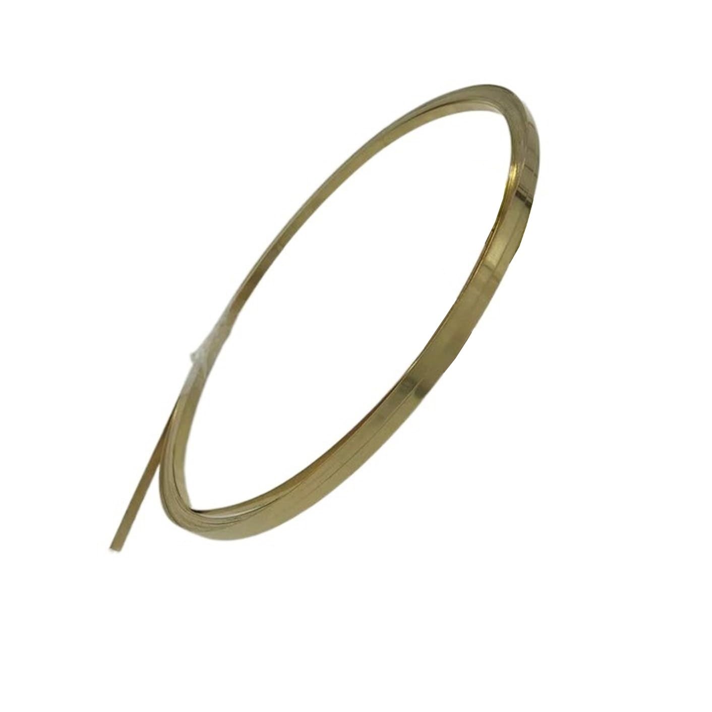 Blacha z mosiądzu, H62 Cienka mosiężna taśma, folia złota, drut, płyta mosiężna, szerokość 8 mm, 0,1 mm do 1 mm(0.8x8x5000mm)