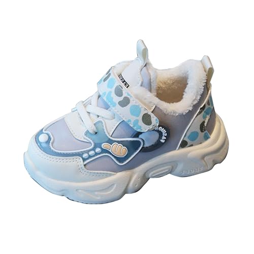 Kids Lightweight Breathable Running Shoes Boys Girls Fleece Cotton Tennis Sneakers Comfortable Girls Glitter Sneaker