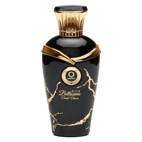 Orientica Arte Bellissimo Dark Desire Eau de Parfum with Notes of Bergamot, Ginger Blossom & Amber, Bold & Confident Long-Lasting Fragrance for Men & Women, Sophisticated & Alluring Unisex Scent, 75ml