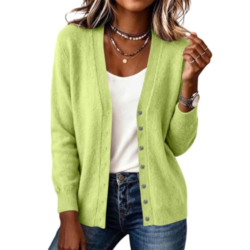 Cardigan Sweaters for Women V Neck Long Sleeve Knit Cardigans Shrug