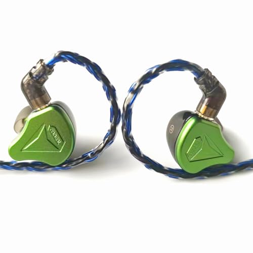 Fezzlo �C���C���[���j�^�[�C���z�� �f���A���`�����o�[�h���C�o�[ �L���n�C�u���b�h IEM �C���z�� HiFi Bass �Q�[�~���O�w�b�h�z�� 16�R�A�V���o�[���b�L�P�[�u���t�� �~���[�W�V�����V���K�[�X�^�W�I�p (�}�C�N�Ȃ��A�O���[��)