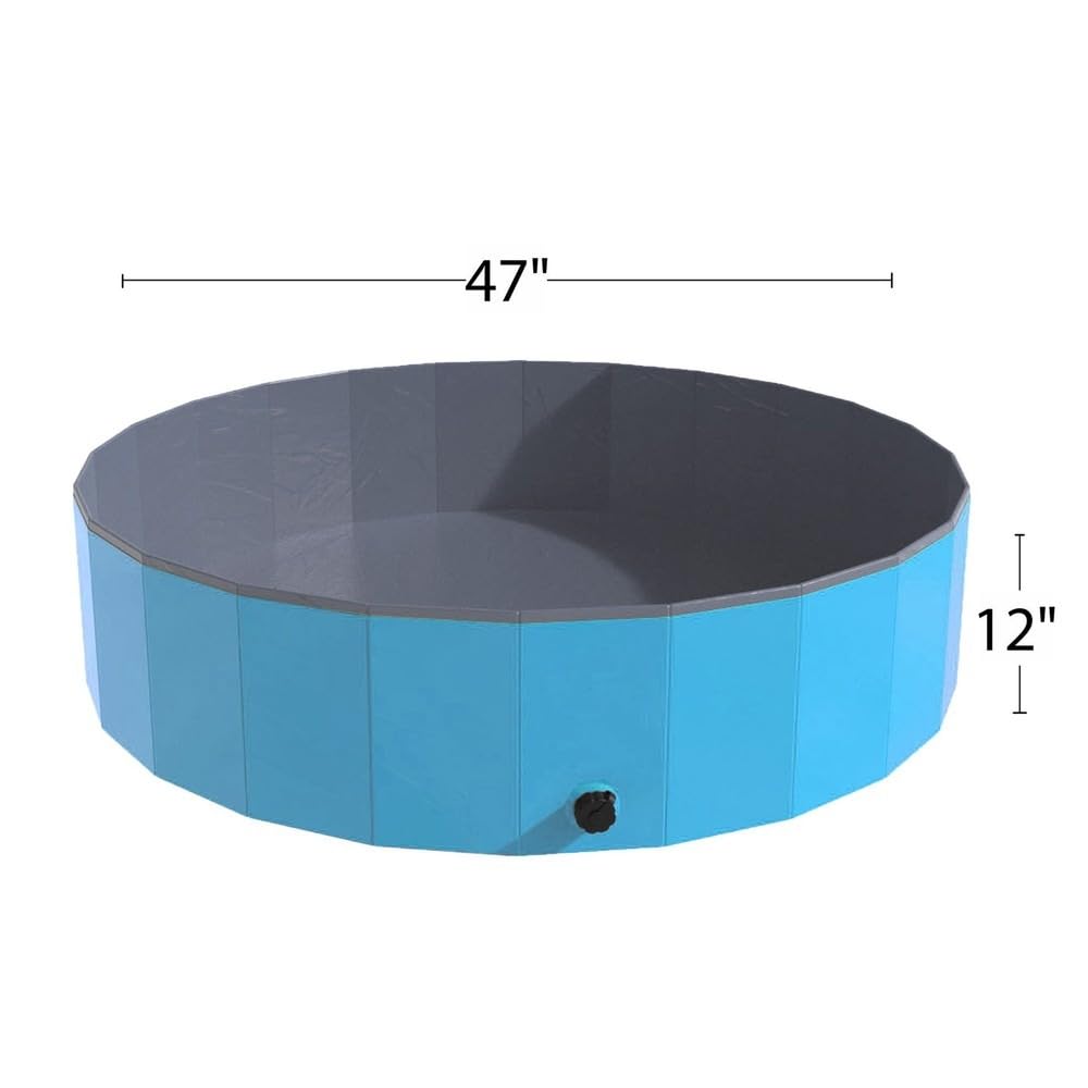 Collapsible Dog Pool Foldable Pet Bath Pool for Pet Bathing Swimming Tub