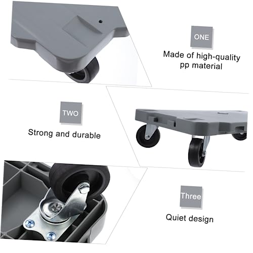 Carretilla plana plegable con ruedas STOBOK miniatura 4