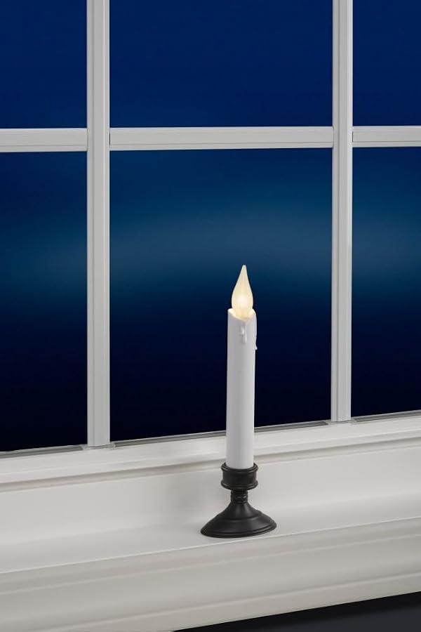 Xodus Battery Operated Window Candles, Drip Design, Aged Bronze, 2 Pack by Xodus Innovations - Used condition - US$10.79