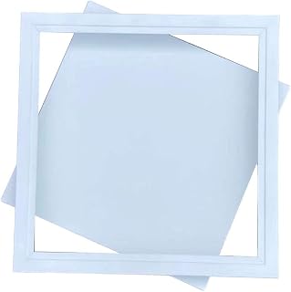 Galvanized Aluminum Alloy Inspection Door for Suspended Ceilings – Matte White Fire & Moisture Resistant Access Panel, 304-Grade Welded Construction(300 * 300mm)
