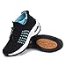 Zapatos Deportivas Mujer Zapatillas Running Transpirable Calzado Casual Ligero Bambas para Caminar Azul, Gr.38 EU