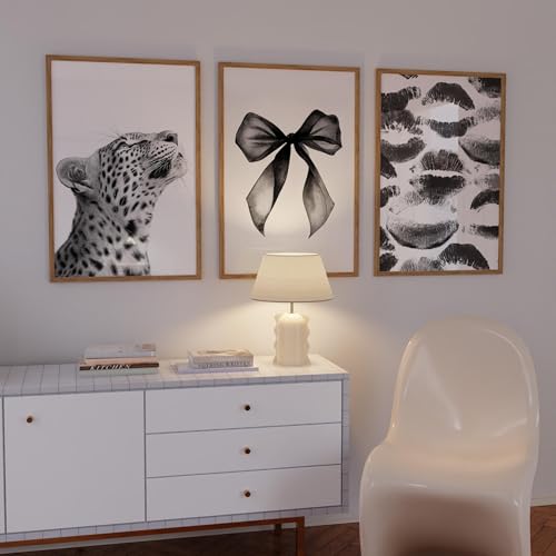 Affiches léopard et nœud papillon haut de gamme | Peinture de mode sur toile