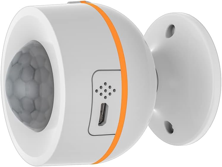 Zigbee Motion Detector with Temperature and Humidity Sensor, Required Tuya Zigbee Hub, USB/Battery Powered Movement Detector, Compatible with Alexa Google Home, for Smart Home Automation