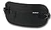 Produktbild Walisa Flache Bauchtasche/Hüfttasche/Geldgürtel mit RFID Blocker für Damen und Herren in schwarz/Gürteltasche zum Sport, Reisen und Joggen, Money Belt, schwarz