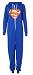 Crazy Girls Womens Superman Batman Logo Print Ladies Hoody Jumpsuit (S/M-US6/8, Superman)