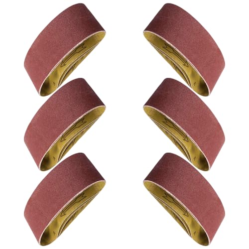 長期的な 2 × 24 インチ酸化アルミニウムサンディングベルト研磨材木材サンダーに最適迅速な材料除去高効率サンディング