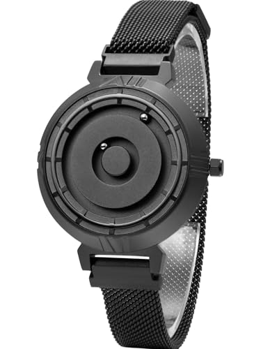 EUTOUR ���f�B�[�X�E�H�b�` ���X�g�E�H�b�` ���C�r���v �t�@���V�[ �~�j�}���X�g ���j�E�H�b�` �N�H�[�c�E�H�b�` �X�e�����X�X�`�[���u���X���b�g 36mm, �u���b�N///�z���C�g